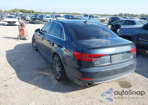 2017 Audi A4 2.0T Premium from USA, damaged, VIN WAUENAF44HN011070